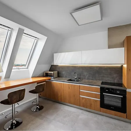 Stylish 3-room Flat Views براغ